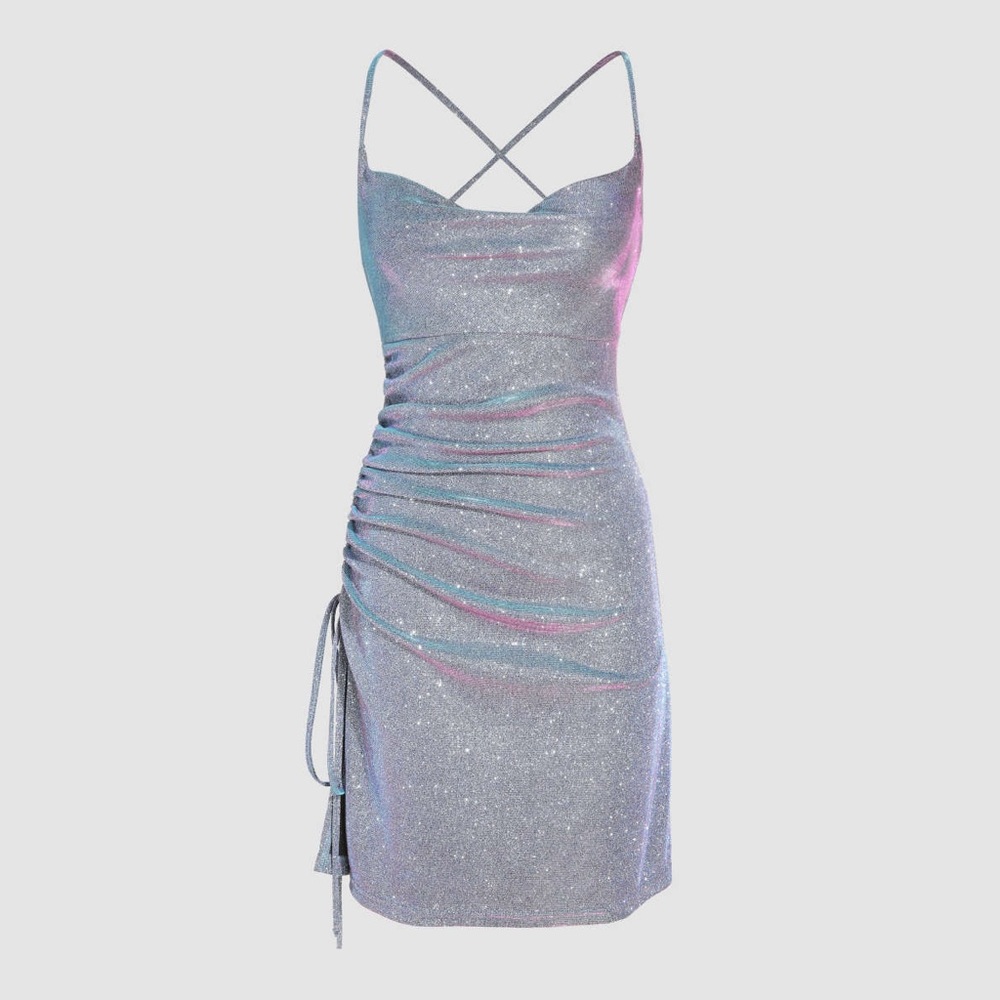 Cider glitter mini dress